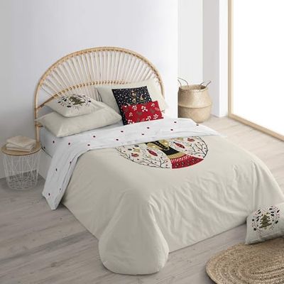 BELUM | Funda nórdica Navidad 50% algodón - 50% poliéster, Funda nórdica con Botones Laponia 2 200x200