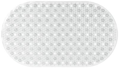 Gelco Design 707643 badmat, antislip, 39 x 69 cm, glanzend transparant