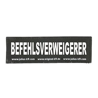 JULIUS K-9 162lr-g-37576, Original Correctifs interchangeables pour Harnais, Taille : Large, réfléchissant, Phosphorescent, 1 Paire, Befehlsverweigerer