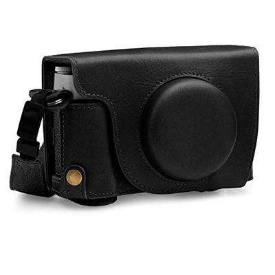 MegaGear MG1892 Ever Ready - Custodia in vera pelle compatibile con Fujifilm X100V, colore: Nero
