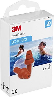 3M 75743 Aquafit Junior Inserto Auricolare di Protezione per Attività Acquatiche, Misura Bambino, Pharmapack