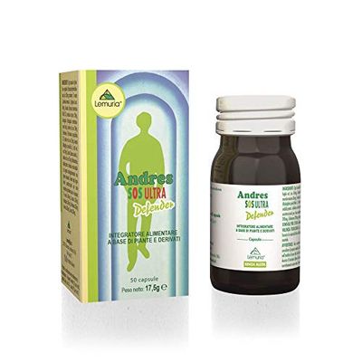 Lemuria - Andres SOS Ultra Defender - Combatte la Stanchezza Fisica e Mentale -Integratore Alimentare a Base di Piante e Derivati - 50 ml - Made in Italy