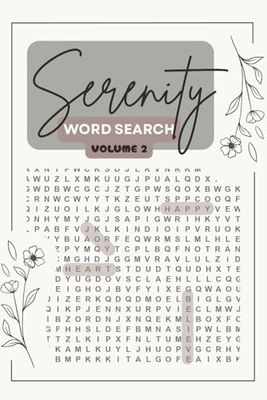 Serenity Word Search: 50 Calming Word Puzzle Journeys for Peace and Relaxation