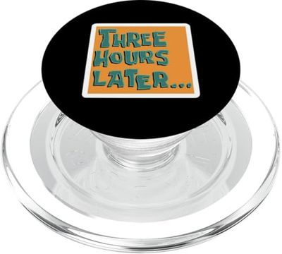 Tres horas después/Siempre tarde/Sponge Meme PopSockets PopGrip para MagSafe
