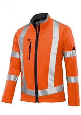 BP 2121 940 Heren Softshell jas warnorange, maat L