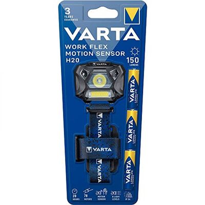 Varta Work Flex Motion SensorH20 lampe de Tête/capteur de mouv.