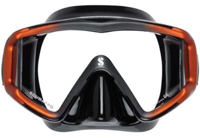 SCUBAPRO - New Crystal VU, Colore Trasparente, Arancione
