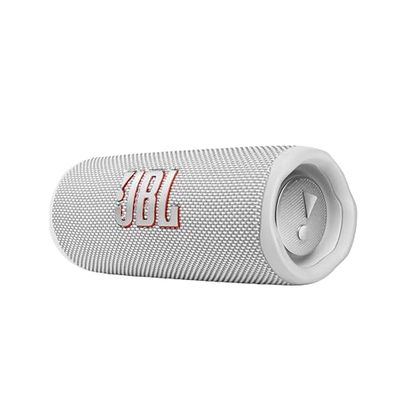 JBL Flip 6 draagbare Bluetooth luidspreker met oplaadbare batterij, water; en stofdicht, compatibel met PartyBoost, tot 12 uur speeltijd ; Wit