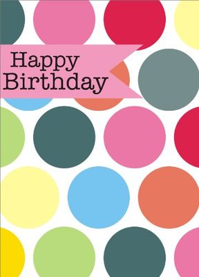 Claire Giles Peek-a-Boo! Window Dots Birthday Card