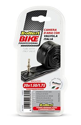 Bottari Bike, Italien, med ventil, svart, 20 x 1,5/1,75 C