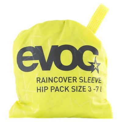 EVOC RAINCOVER SLEEVE HIP PACK, lichtgewicht regenhoes (waterdichte bescherming voor heuptas, regenhoes, hoes voor heuptas, afmetingen: 9 x 27 x 22 cm, gewicht: 30 g, volume: 3-7 l), Zwavel