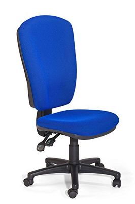 Topsit bureaustoel, blauw