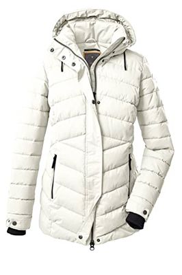 G.I.G.A. DX Women's Veste fonctionnelle décontractée à l'aspect duvet avec capuche amovible GW 48 WMN QLTD JCKT, blanc, 46, 38721-000