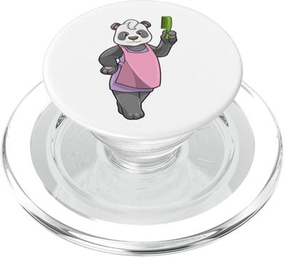 Panda Parrucchiere Pettine PopSockets PopGrip per MagSafe