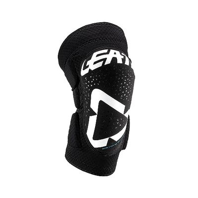 Leatt Barn 3DF 5.0 une genouillère Souple et ventilée Pour Enfants. Elle est entièremet adaptée à la Pratique du VTT knäskydd, vit/svart, en storlek
