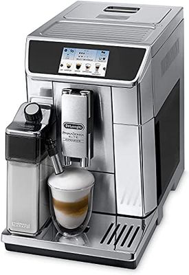 DeLonghi PrimaDonna Elite Experience Independiente Totalmente automática Máquina espresso Negro, Metálico - Cafetera (Granos de café, De café molido, Molinillo integrado)