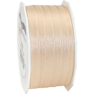 Präsent Taffeta Ribbon, Champagne, 3/8-Inch by 55-Yard Spool