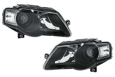 HELLA 1EL 247 014-831 DE/Halogénio - conjunto faróis principais - 12 V - Impressão ótica: preto - Número de referência: 25 - Cor da tulipa: transparente - esquerda/direita - conjunto