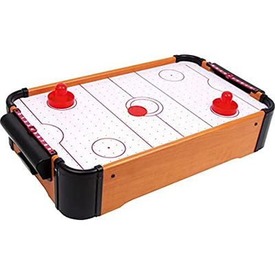 Small Foot Air Hockey de Table, Bois et Plastique, Peut être joué sur Toutes Les Tables, à partir de 5 Ans, 6705