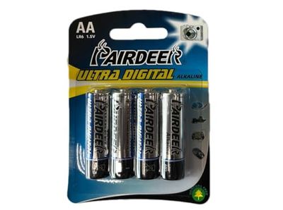 Pila alcalina LR6HP, Alta Capacidad, duración Prolongada, Ideal para cámaras y Dispositivos electrónicos.
