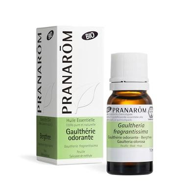 PRANAROM - Gaulteria bio - óleo essencial quimiotipado - para cosméticos - 100% puro e natural - HETC - 10 ml