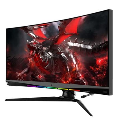 Msi Optix MEG381Cqr Plus - Monitor Gaming Curvo 2300R de 37.5”, G-SYNC, 3840X1600 (Wqhd), Rapid Ips, 600 Nits, Tasa De Refresco 175Hz, Tiempo de Respuesta 1Ms, Negro