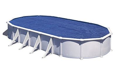 Gre CPROV610 Cobertor de verão para piscina oval, de 610 x 375 cm, cor azul