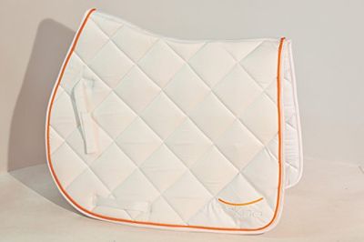 USG United Sportproducts Germany 17100004-115-300 Tekna Schabracke, wei, Dressur, Warmblut