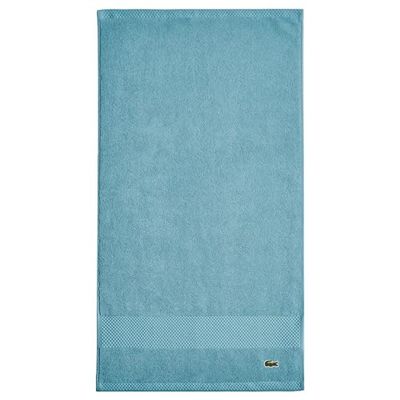 Lacoste Heritage Supima - Toalla de Manos de algodón, Celestial, 16 x 30 Pulgadas