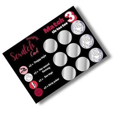 Gratta e vinci erotico per adulti. Regalo sexy. Regalo erotico per fidanzato o marito. Regalo per qualsiasi occasione speciale. Regalo birichino per le coppie. (Realizzazione sogno erotico di lei)