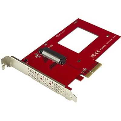 StarTech.com U.2 op PCIe Adapter voor 2,5" U.2 NVMe SSD - SFF 8639-4x PCI Express 3.0 - NVMe PCIe Adapter - U.2 PCIe Card (PEX4SFF8639)