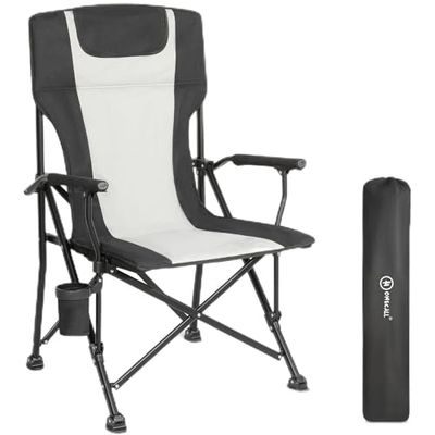 Homecall 30019 stoel, zwart/crème, hoge rugleuning
