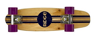 Ridge Retro Skateboard Mini Cruiser, lila, 22 inch, WPB-22