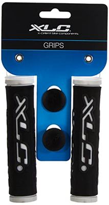 XLC Unisex – vuxna handtag dubbel färg GR-G07, svart, vit, unisize