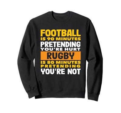 Giocatore di rugby 80 Minuti fingendo di non essere Felpa