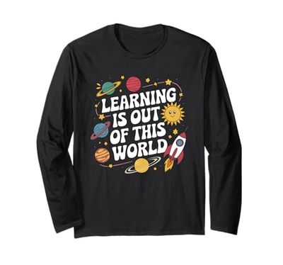 Best Teacher On Earth Inspiring Teaching Appreciation Maglia a Manica