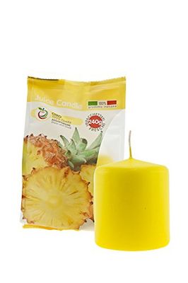Cera DI Giorgio sapkaars geur van fruit, was, geel, 7 x 7 x 8 cm