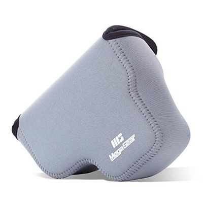 MegaGear Custodia in Neoprene compatibile con Nikon Z5 - Grigio