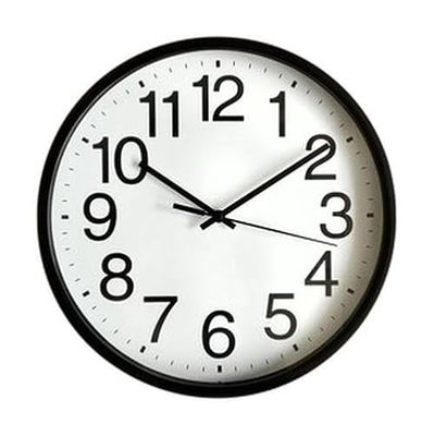 Levitantes Horloge Murale Ronde 25 cm Blanche