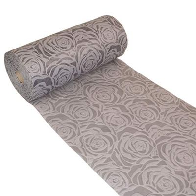 Dekolor® 56-300-25-32 Rose Table Runner imperméable avec Effet Lotus Gris 300 mm x 25 m