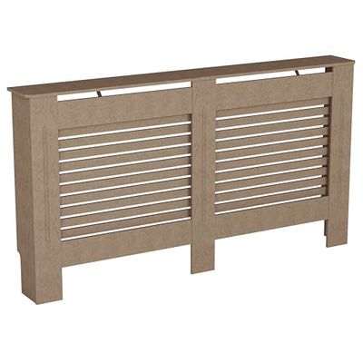 Vida Designs Milton Radiatordekking Moderne Onafgewerkte Unpainted MDF Kabinet Grill, Groot