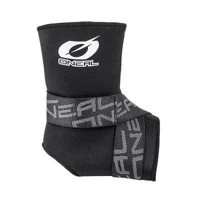 O'NEAL | Protector de Motocross | MX MTB Enduro Motocicleta | Soporte de Neopreno para el tobillo, para llevar en el tobillo izquierdo y derecho | Estabilizador de tobillo | Adultos | Negro | XL