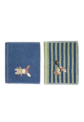 Sterntaler DP Emmilius Serviette pour Enfant, Bleu Moyen, 30 x 50