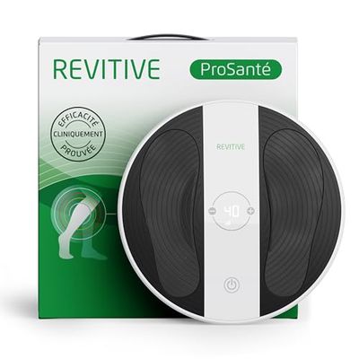 REVITIVE ProHealth, De bloedsomloopstimulator tegen pijnlijke benen (Verpakking kan variëren),Zwart, White