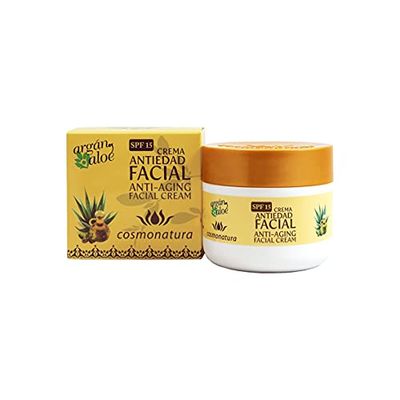 Anti-Aging Facial Cream con aloe vera e olio di argan 100 ml