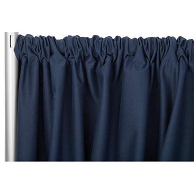 CV Linens 8576us Poly Premier - Tenda ignifuga, 366 x 152 cm, colore: blu navy, 1 pezzo