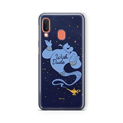 Oryginalne i oficjalnie licencjonowane etui na telefon komórkowy Disney Aladdin do Samsung A20e, obudowa, obudowa z tworzywa sztucznego i silikonu TPU, chroni przed uderzeniami i zarysowaniami
