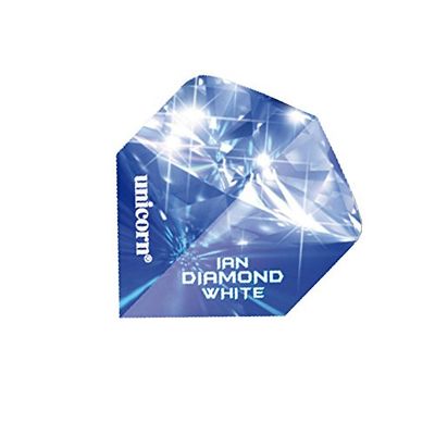Unicorn Autentica 125 Diamond Ian White Big Wing Freccette, Blu, Taglia Unica