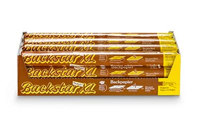 Papel de horno Backstar XL, 12 rollos de 15 hojas de 46 x 38 cm