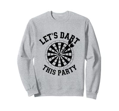 Let's Dart Questo Partito Gioco Giocatore Sportivo Felpa